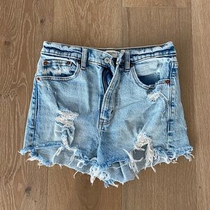 A&F High Rise Mom Short